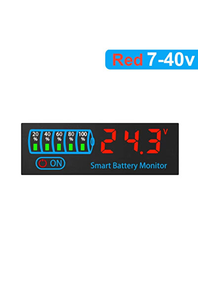 Choice مؤشر مستوى البطارية 7-40 فولت أحمر 3S-14S DC7-55V لبطاريات الليثيوم 12...