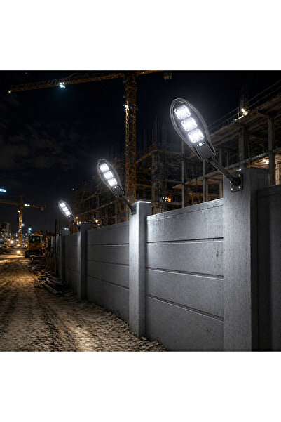 OEM ΣΕΤ 3 τεμαχίων Φωτιστικό Δρόμου με 90 LED, Ηλιακή Φόρτιση (V12)