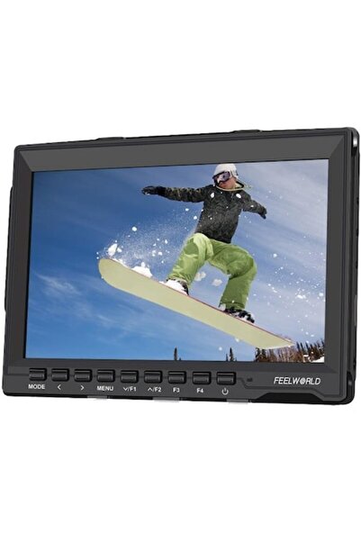 Feelworld Οθόνη LCD, Αλουμίνιο, 7 ιντσών, Μαύρο