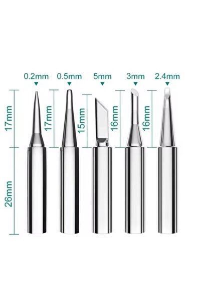 choice2 5PCS Silver 60W Electric Soldering iron 60W 110V/US Plug/220V EU/ Plu...