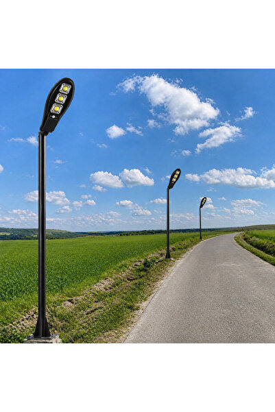 OEM ΣΕΤ 3 τεμαχίων Φωτιστικό Δρόμου με 90 LED, Ηλιακή Φόρτιση (V18)