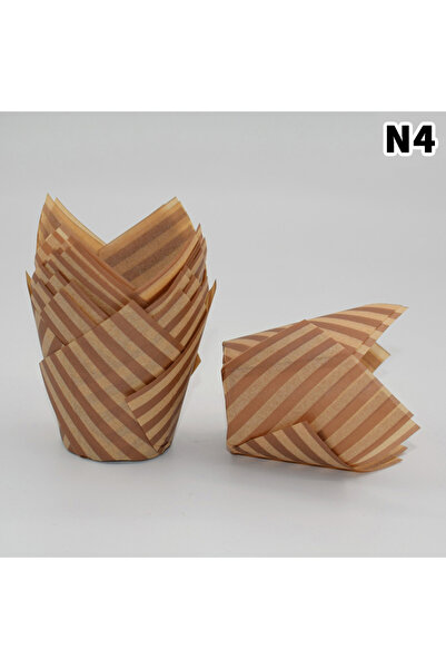Choice6 4 50pcs/sets Tulip Muffin Cupcake Paper Cups Oilproof Cupcakes Liners...