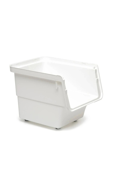 Motek Çok Amaçlı Tekerlekli Organizer 12 Lt Tek Modül Gri Beyaz