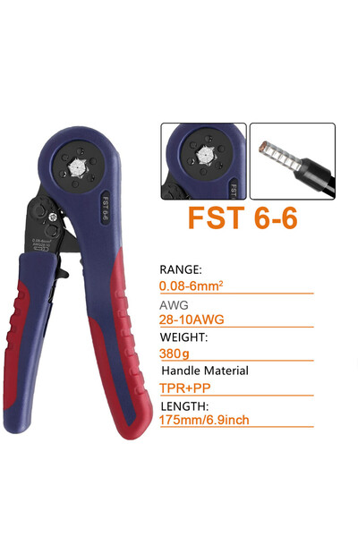 Choice4 أدوات تجعيد الأطراف الأنبوبية FST 6-6 WOZOBUY طراز FST-10S 0.08 مم-10...