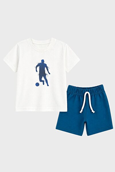 MARKOLL Καλοκαιρινό σετ με στάμπα για αγόρια 5-12 ετών, 100% βαμβάκι