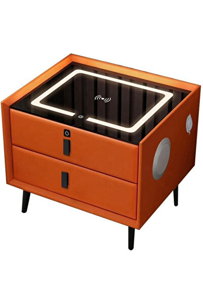 Optim Solution Κορυφαίας ποιότητας Πολυλειτουργικό Έξυπνο Κομοδίνο με Δακτυλι...