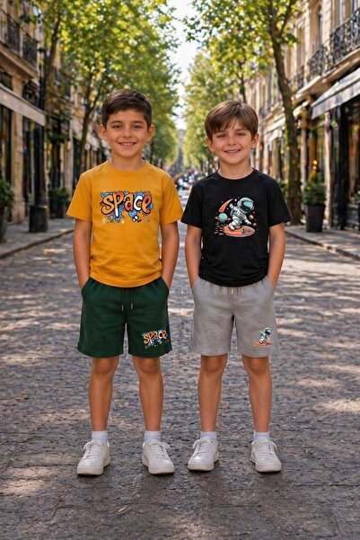 armicem ArmiKids 2-pack Advantage για αγόρια με πολύχρωμα εμπριμέ καλοκαιρινά...