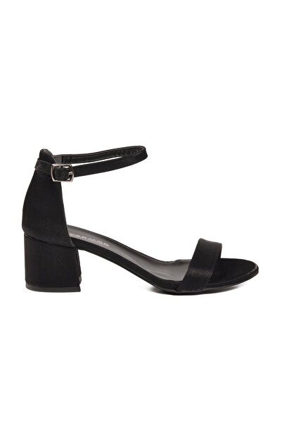 AYAKMOD Black Satin Lightweight Women's Sandals 325157 Z