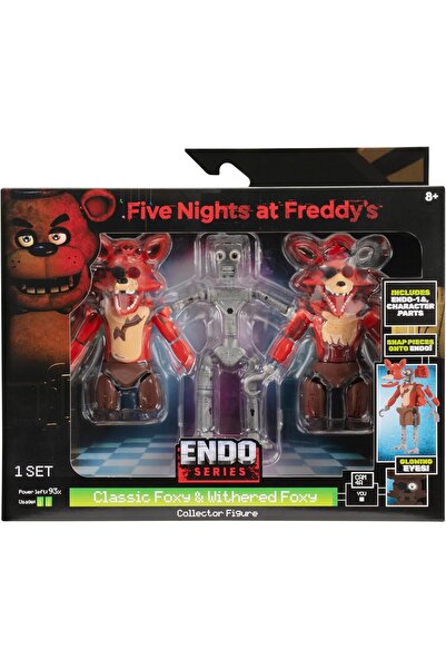 Five Nights At Freddy's 6 inches Endo Series Classic Foxy & Withered Foxy