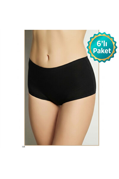 Cansu İç Giyim Women's 6-Pack Bamboo Baton Panties - High Waist Comfortable C...