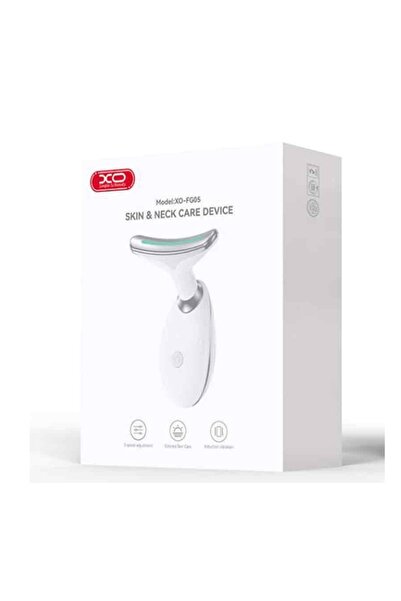 AUDIOX Συσκευή μασάζ αυχένα, XO (FG05) 600mAh, Ηχητική Δόνηση, Λευκό