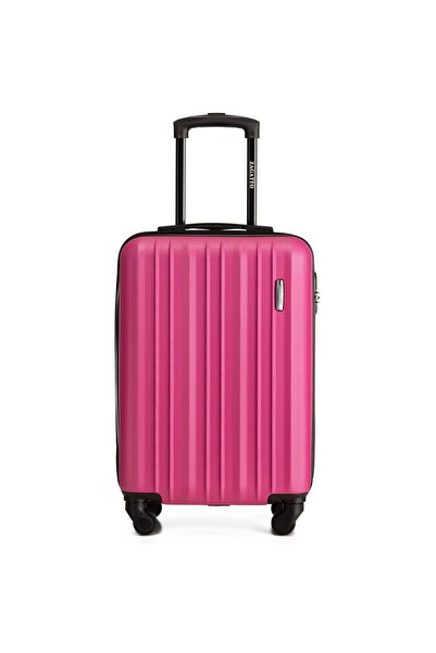 zagatto Troler Cabina, Roz, 56x36x20 cm, Troller, Bagaj de mana, Valiza Cabina, 4 Roti, Cifru, ABS, ZG509