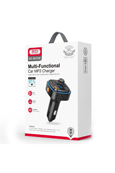 AUDIOX XO (BCC 08) – Διαμορφωτής FM |   BT, 5V, 3.1A, 1xUSB-C, 2xUSB-A, PD, Q...