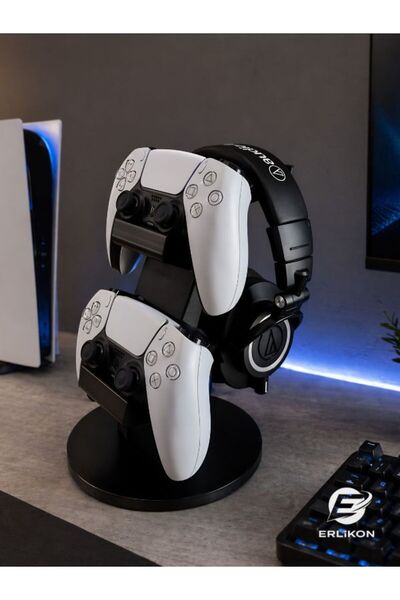 ERLİKON PS5 Dual Controller & Kulaklık Standı