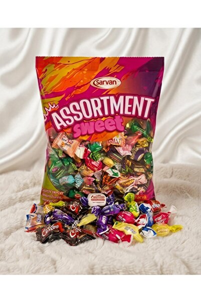 Sarvan ASSORMENT KARİSİK ŞEKER 900GR(NET) Bayramlık, İkramlık, hediyelik
