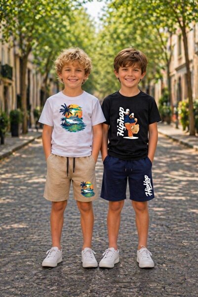 armicem ArmiKids 2-pack Advantage για αγόρια με πολύχρωμα εμπριμέ καλοκαιρινά...