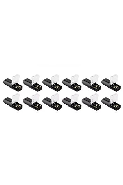 Choice 12PCS 12Pcs 2 Pin Way Plug Car Waterproof Electrical Connector Wire Ca...