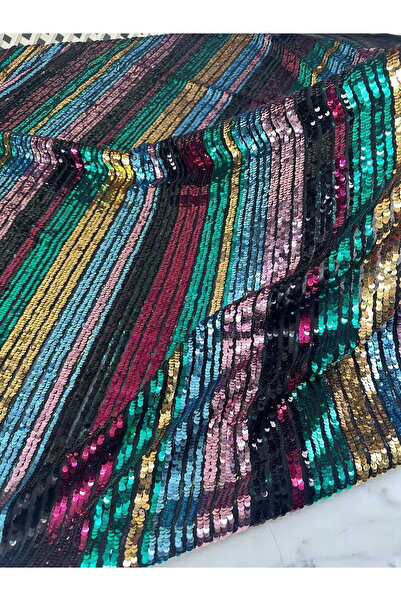 ipekkumaş Renga Color Sequin Fabric Our Product Is Sold by the Piece 1 Piece ...