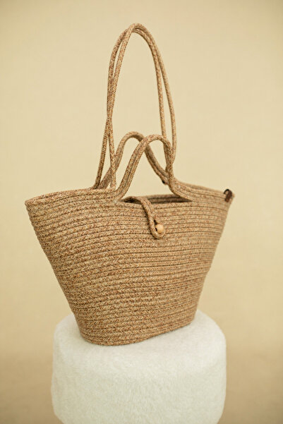 SURENO Ψάθινη τσάντα παραλίας, ψάθινη, τσάντα από γιούτα, γυναικεία τσάντα, τ...
