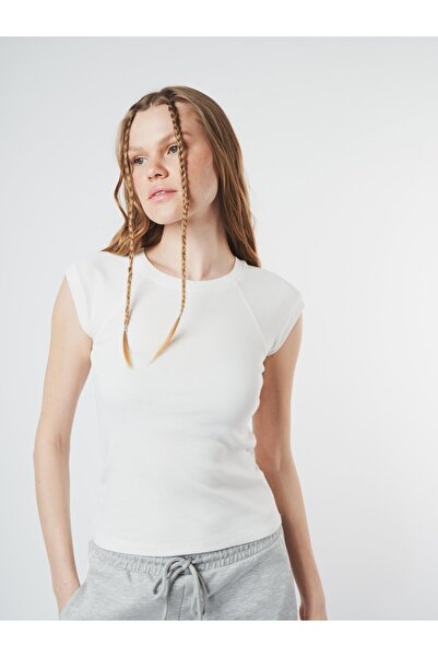 citycenterfashion Crew Neck Basic Ribbed Blouse Cty-Abr-1890