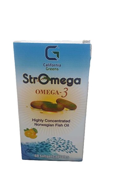 California Greens Stromega Omega 3 Fish Oil 900 mg 60 Capsules