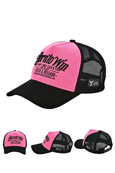 Fujin BTW Trucker Şapka Black Fuchsia