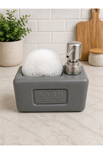 Romans Δοχείο υγρού σαπουνιού και απορρυπαντικού με σφουγγαράκι