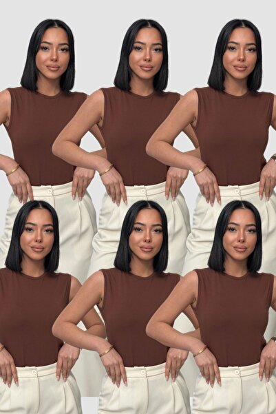 Lunamiratto Γυναικείο κορμάκι Badi Body χωρίς μανίκια σε χρώμα Bitter Brown, ...