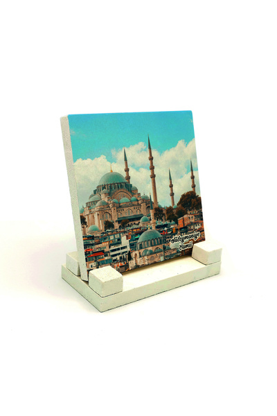 Sadrazam Επιτραπέζια βάση από πέτρα με εκτύπωση του Τζαμιού Σουλεϊμανιέ στην ...