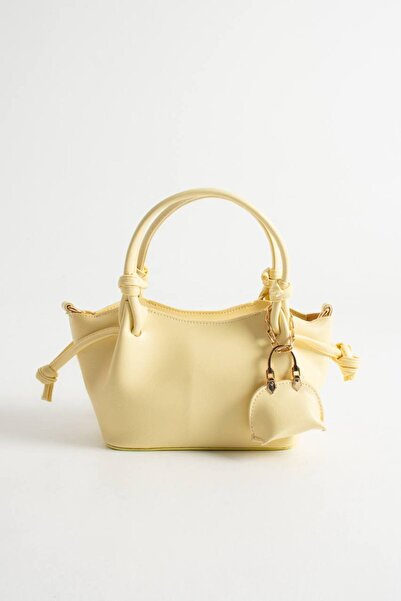 H&D COLLECTİON Kadın Çanta Aksesuarlı Gold Detaylı Çanta