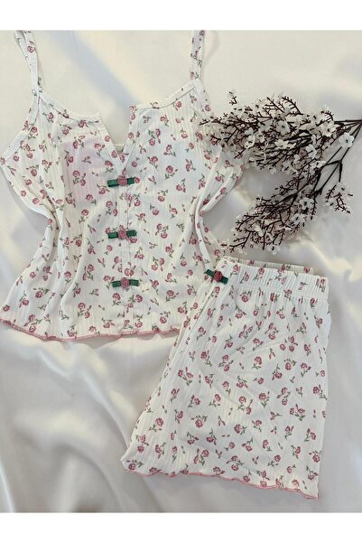 MH Moony Homewears Σετ 2 τεμαχίων από ειδικό υφασμάτινο σορτς πιτζάμα με υπέρ...