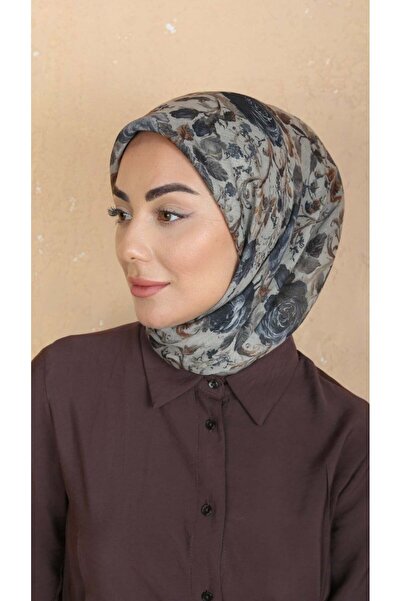 locella Soft Pamuk Eşarp Koyu Krem
