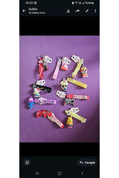 NO BRAND Colorful Keychains