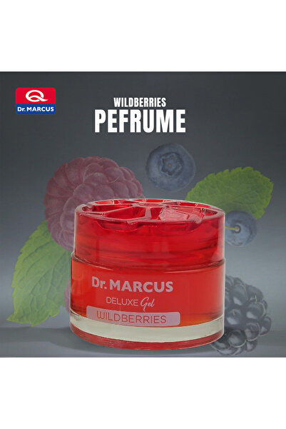 dr.marcus معطر هواء للسيارة على شكل جل بنكهة التوت البري، عطر طويل الأمد، منا...