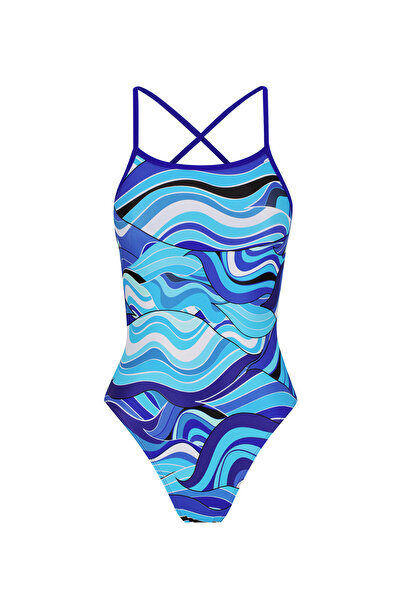 sporsuit ملابس سباحة نسائية للتدريب من Amanzi Tie Back Seafire