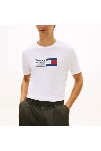 Tommy Hilfiger Tricou BRAND LOVE TEXT BOX TEE
