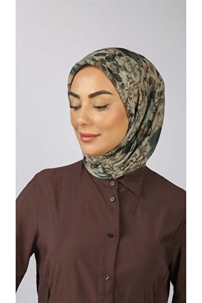 locella Soft Pamuk Eşarp Koyu Bej