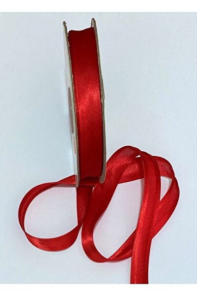 Nazarone شريط ساتان (شريط زخرفي) أحمر 2 سم 20 متر.