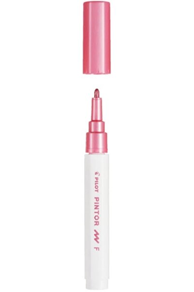Pilot Marker cu vopsea metalizată, vârf rotund F 1.0 mm, Roz
