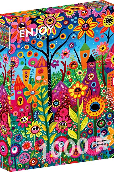 Enjoy Puzzle 1000 Κομμάτια Παζλ Enjoy - Παιχνιδιάρικος Κήπος (Enjoy-2381)