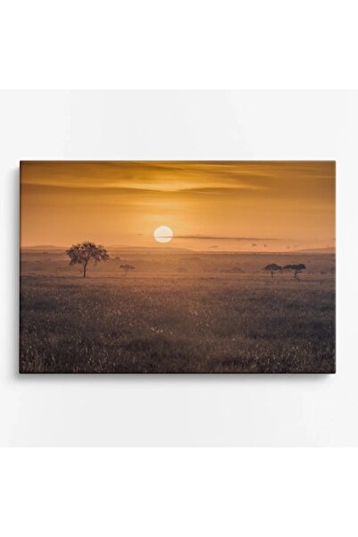 OEM Tablou pe pânză WOWCanvas, Răsărit de soare peste savana africană, 90 x 6...