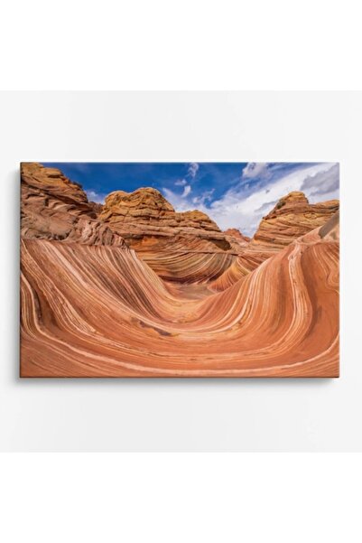 OEM Tablou pe pânză premium WOWCanvas, Peisaj stâncos, 90 x 60 cm