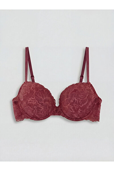 LC Waikiki Ozmarka New Season Underwire Padded Lace T-Shirt Bra