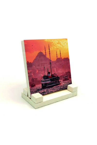 Sadrazam Εκτυπωμένη πέτρινη βάση γραφείου με φωτογραφία του Τζαμιού Σουλεϊμαν...