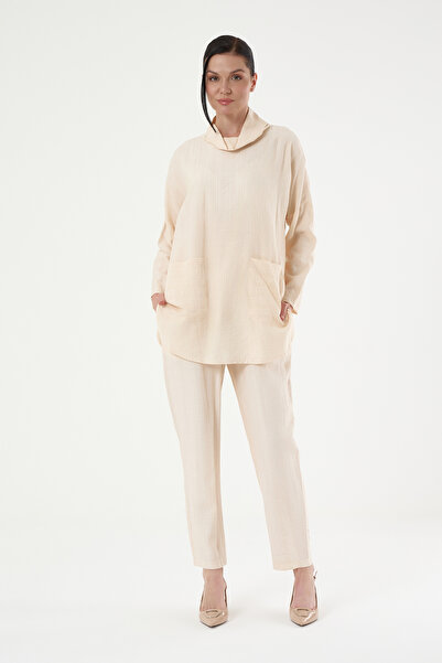 Jupe Kadın Fiore Kumaş Oversize Takım 8478
