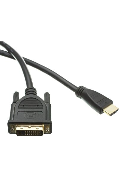 Coverzone كابل HDMI إلى DVI 15 دبوس بطول 1.5 متر ذو نهاية ذهبية عالي السرعة ل...