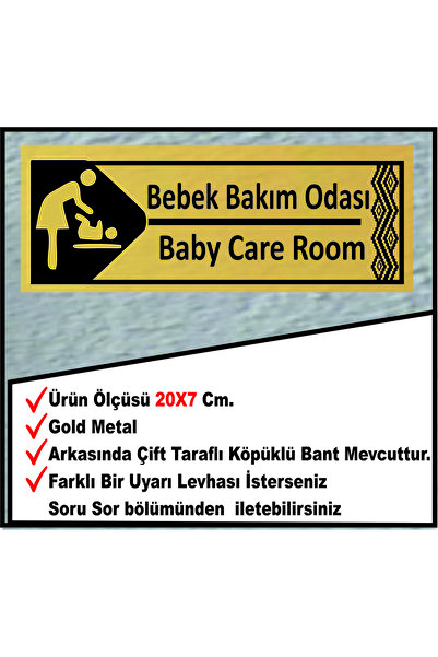 sıradışıhediyem Baby Care Room Warning Sign