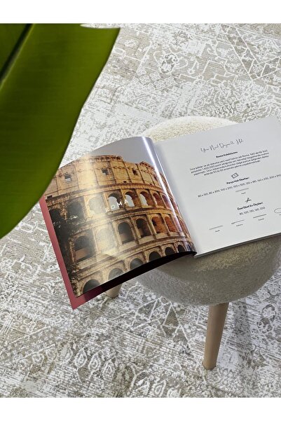 KEVLİNE Luxess Roma Collectıon Akrilik-Polyester Dokuma pamuk tabanlı Kesme halı