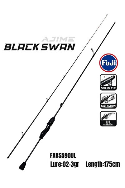 Fujin Ajime Black Swan 175cm 02-3gr Aji LRF Kamışı