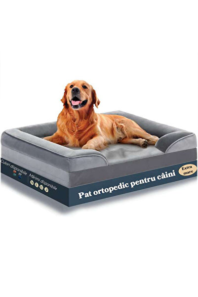 NEXTWAVE ®   Ορθοπεδικό Κρεβάτι-Καναπές Σκύλου XL, Αφρός Αυγού, Υποστήριξη Κε...